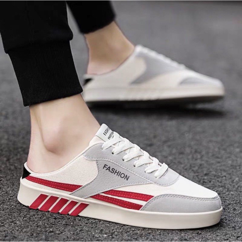 Giày sục nam chất liệu vải form đứng không bị gãy form | BigBuy360 - bigbuy360.vn