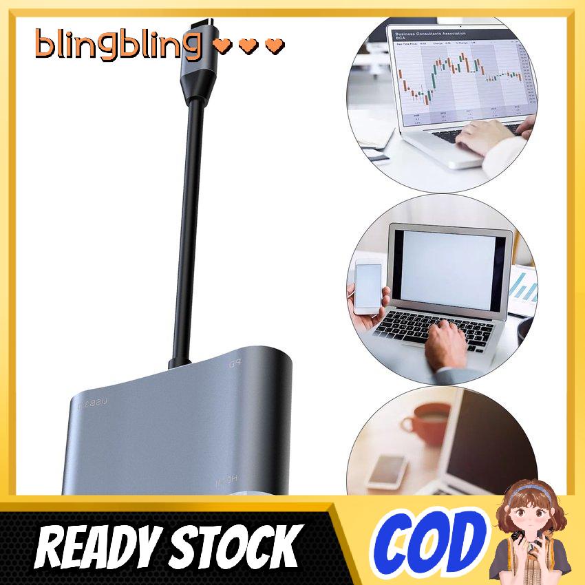 Bộ Chuyển Đổi Âm Thanh Và Hình Ảnh 5 Trong 1 Type-C Sang Hdmi-Compatible | BigBuy360 - bigbuy360.vn