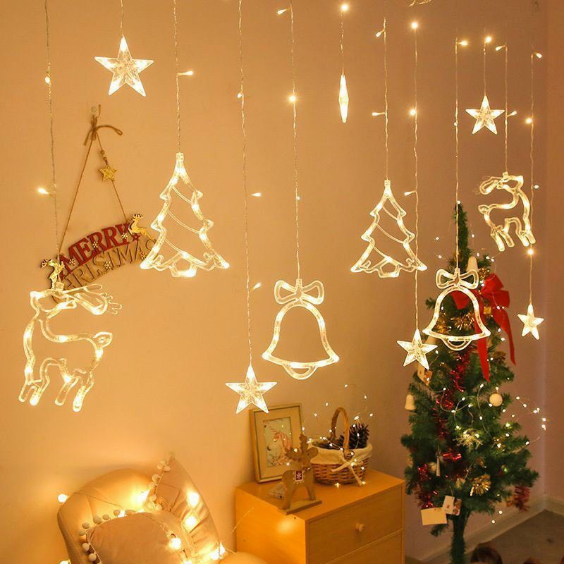 ĐÈN LED TRANG TRÍ RÈM 2M5 - 12 DÂY THẢ