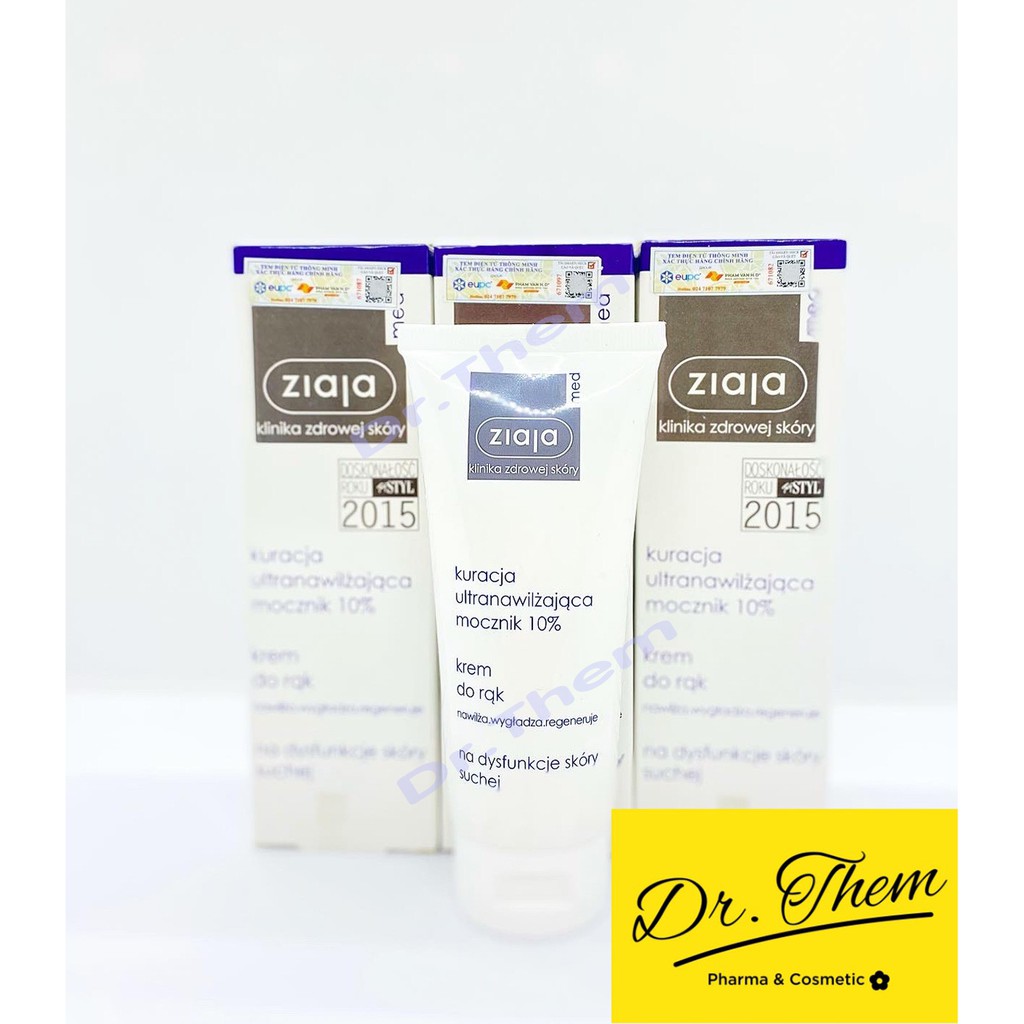 ✅[CHÍNH HÃNG] Ziaja Med Kem Dưỡng Mềm Da 10% Urê - Ziaja Med 10% Urea Cream 100ml - Ziaja 10% Ure