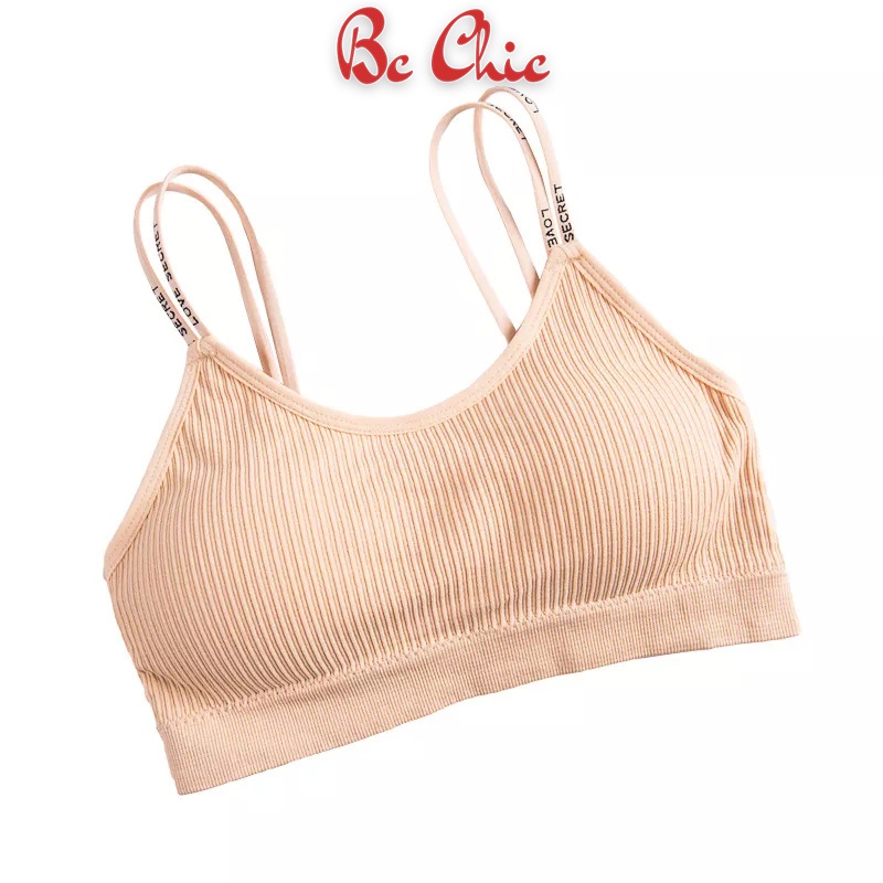Áo Bra Nữ thiết kế 2 dây không gọng nâng ngực co giãn cao cấp mã Bra B618 BC_CHIC LINGERIE
