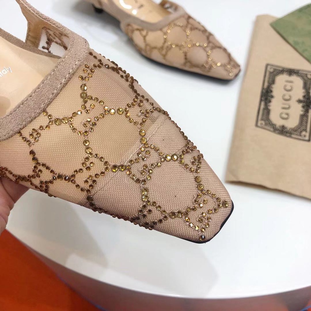 Giày Cao Gót Nữ GC Máy Bơm Lưng