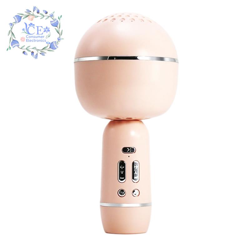 Micro Bluetooth Không Dây Cầm Tay Màu Vàng Dùng Hát Karaoke/Phát Âm Trực Tiếp Cho Pc