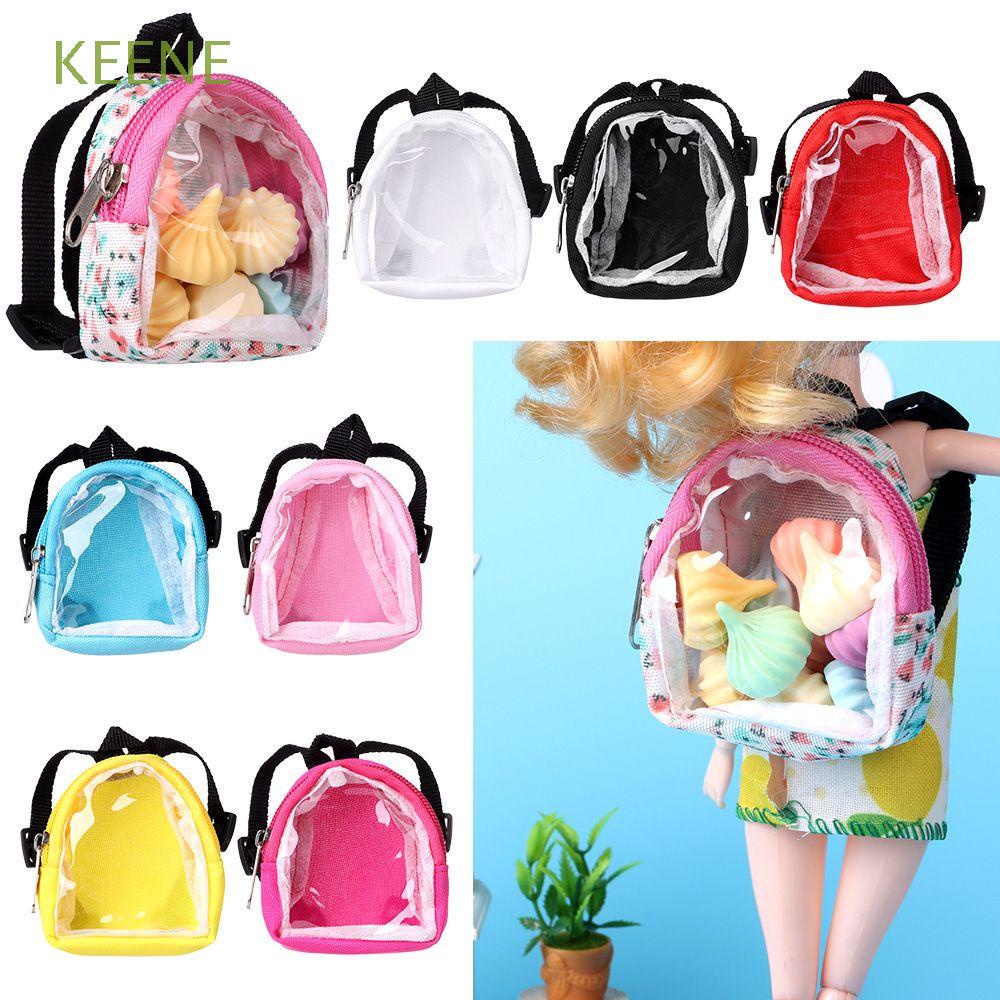 Ba Lô Mini Trong Suốt Kích Thước 15-20cm Tỉ Lệ 1/6 Cho Búp Bê