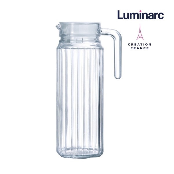 [Mã BMBAU50 giảm 7% đơn 99K] Bình Nước Thuỷ Tinh Luminarc Quadro 1.1L- LUQUG2666