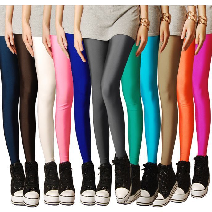 Quần Legging Lưng Cao Phối Màu Dạ Quang | BigBuy360 - bigbuy360.vn