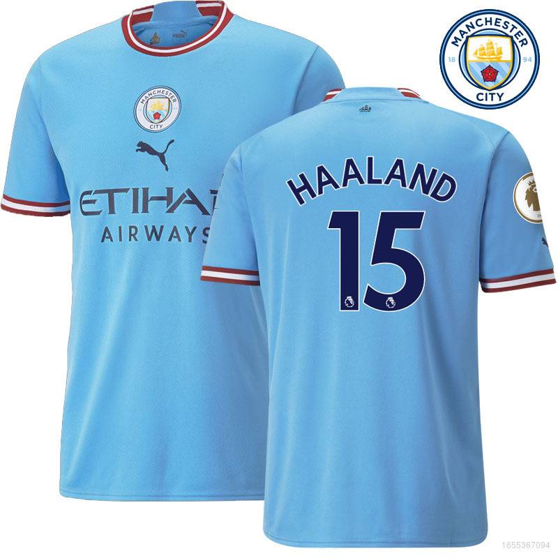 Áo Thun Thể Thao Nam Nữ In Hình Đội Bóng Ellen 2022-2023 Manchester City No.15