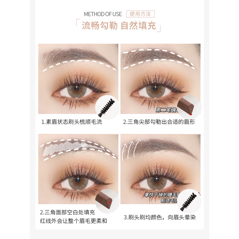 Chì Kẻ Mày Lâu Trôi Siêu Mảnh 2 đầu 4D Phẩy Sợi Không Trôi nội địa Trung | BigBuy360 - bigbuy360.vn