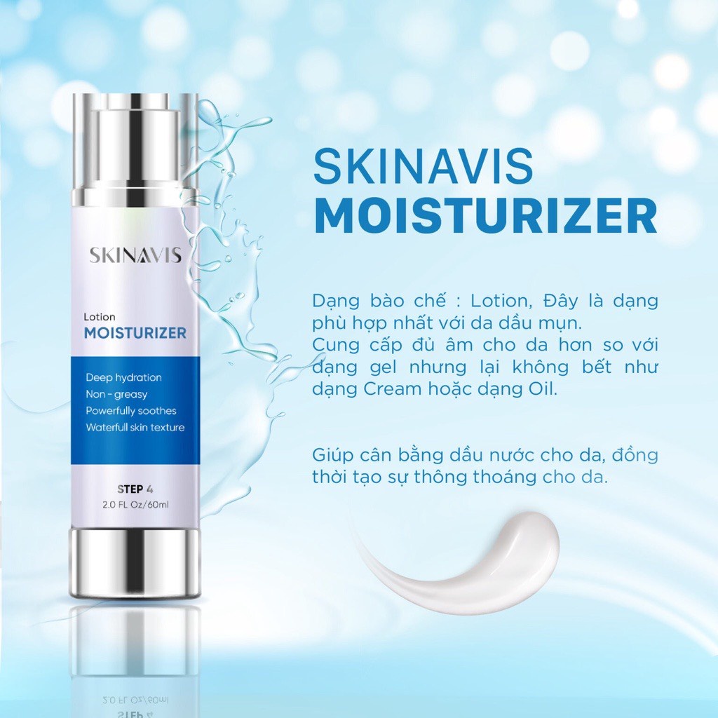 Lotion Skinavis Moisturizer & Fixderma Salyzap - Dưỡng ẩm, Phục hồi và Làm dịu cho da dầu mụn 20ml-60ml