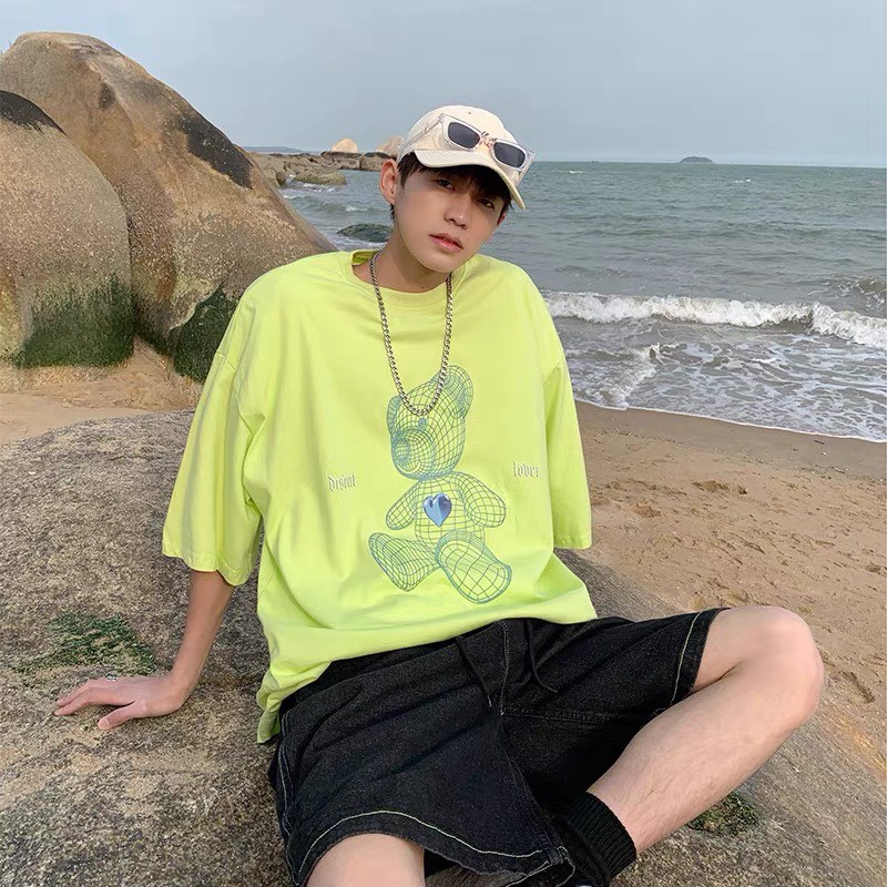 Áo thun phông form rộng tay lỡ nam nữ unisex AT 523