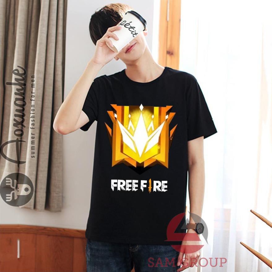 HOT- SALE-  Áo Free Fire - Áo đen team Heavy - ÁO FF ĐẸP - giá tốt nhất