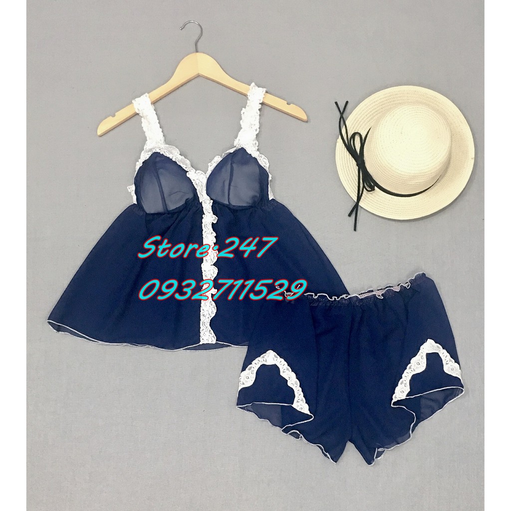 [SIZE 60 - 90KG] BỘ VOAN BIGSIZE MẶC NGỦ CÓ MÚT, VOAN MỎNG MÁT KHÔNG NHĂN GỢI CẢM QUYẾN RŨ | BigBuy360 - bigbuy360.vn