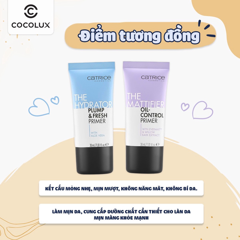 Kem Lót Catrice The Mattifier Oil- Control Primer 30ml