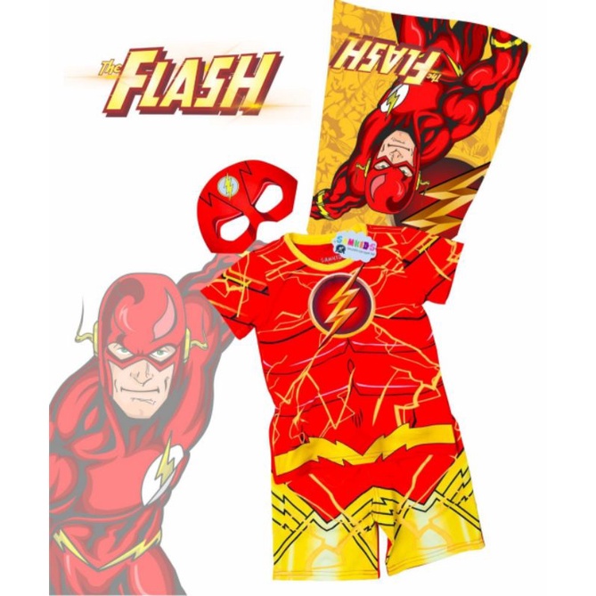 [mẫu mới] bộ quần áo flash ngắn tay