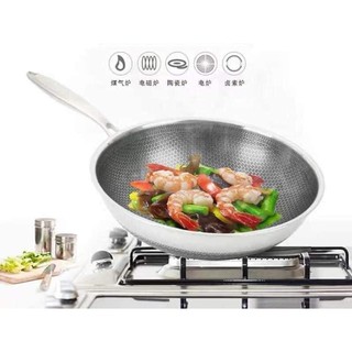 CHẢO CHỐNG DÍNH VÂN TỔ ONG SÂU LÒNG SIZE 32cm