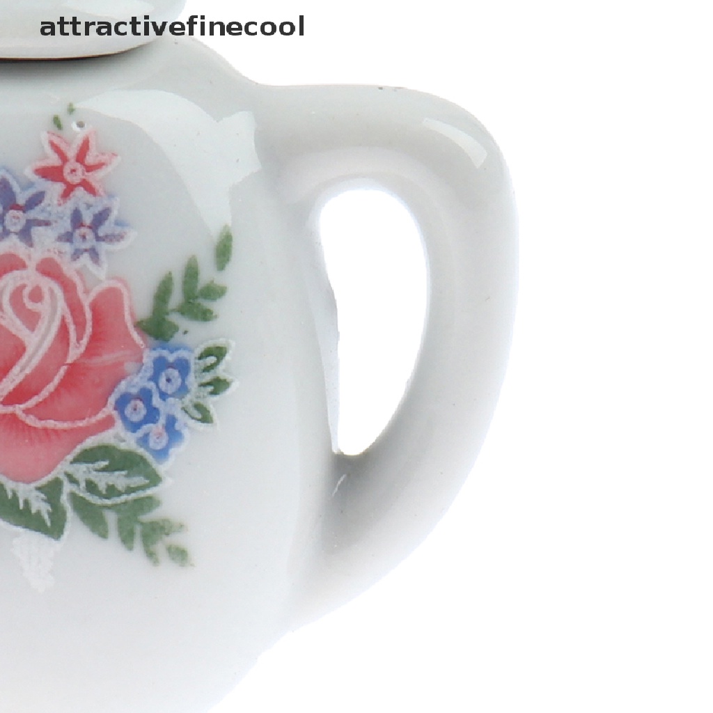 Bộ Cốc Và Ấm Tách Uống Trà Đồ Chơi Búp Bê Cỡ 1 / 12