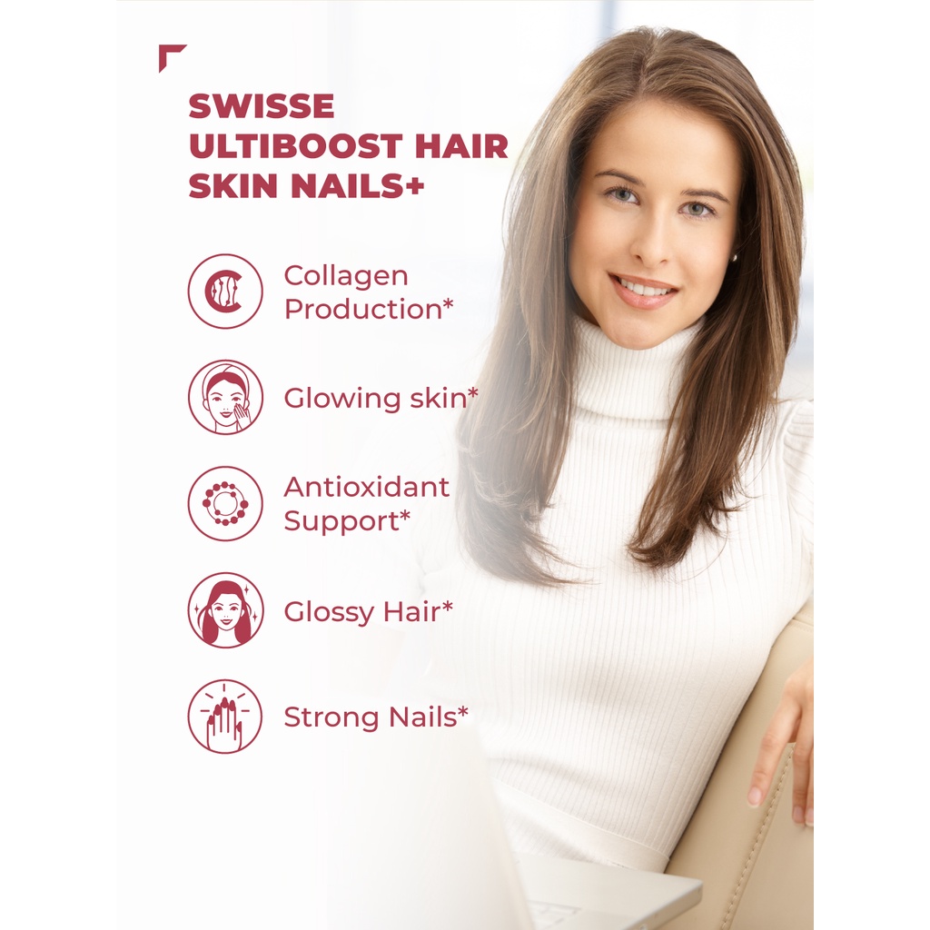 ️🍀 CÓ BILL ÚC🍀 Swisse Ultiboost Hair Skin Nails+ - 100 viên
