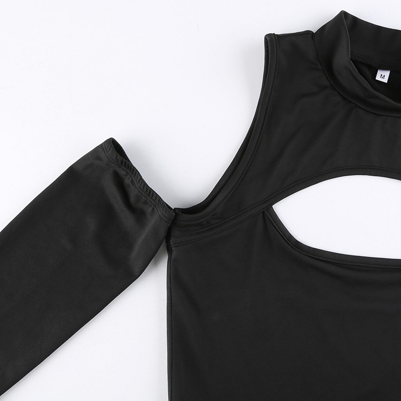 [Augustcloth] Đầm/ Váy dài tay khoét cổ phong cách Hàn Quốc