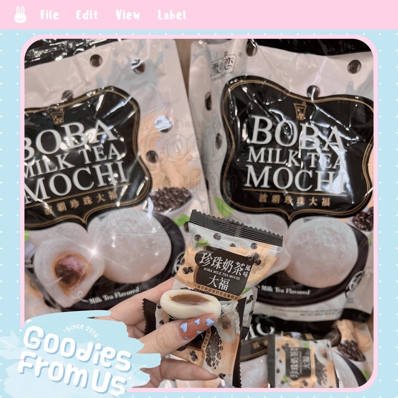 Boba Milk Tea Mochi - Bánh Mochi Trà Sữa Trân Châu SALE !!