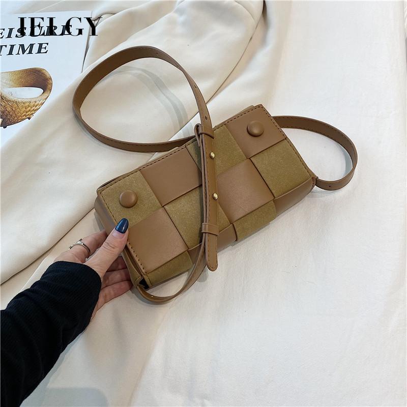 Túi đeo chéo IELGY từ vải dệt nhám phong cách cổ điển tùy chọn màu sắc dành cho nữ