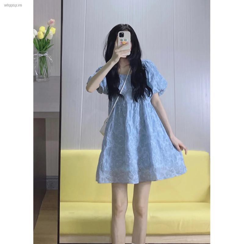 Đầm công chúa phong cách Pháp retro ngọt ngào thời trang mùa hè dành cho nữ