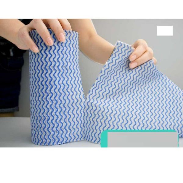 Cuộn khăn lau đa năng, giấy lau đa năng bằng vải không dệt (50 miếng/cuộn)