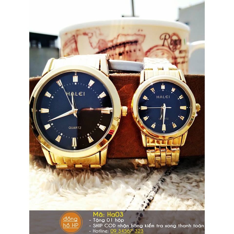 đồng hồ halei nam màu vàng | BigBuy360 - bigbuy360.vn