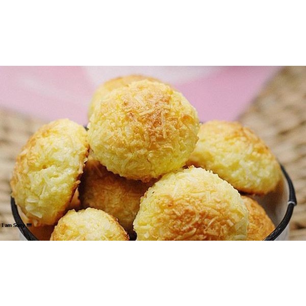 (100g) Bột cơm dừa sấy khô nguyên chất/vụn cơm dừa xay mịn làm bánh keto, ăn kiêng, giảm cân