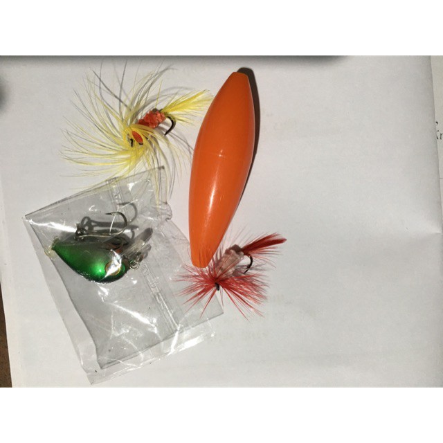 Bộ mồi câu lure ultra light câu rô, thiểu, cá sộp...
