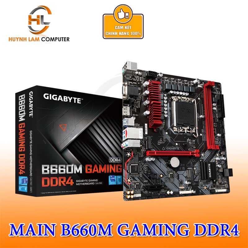 [Mã 155ELSALE giảm 7% đơn 300K] Main Gigabyte B660M GAMING DDR4 socket 1700 - Chính Hãng Gigabyte Phân phối