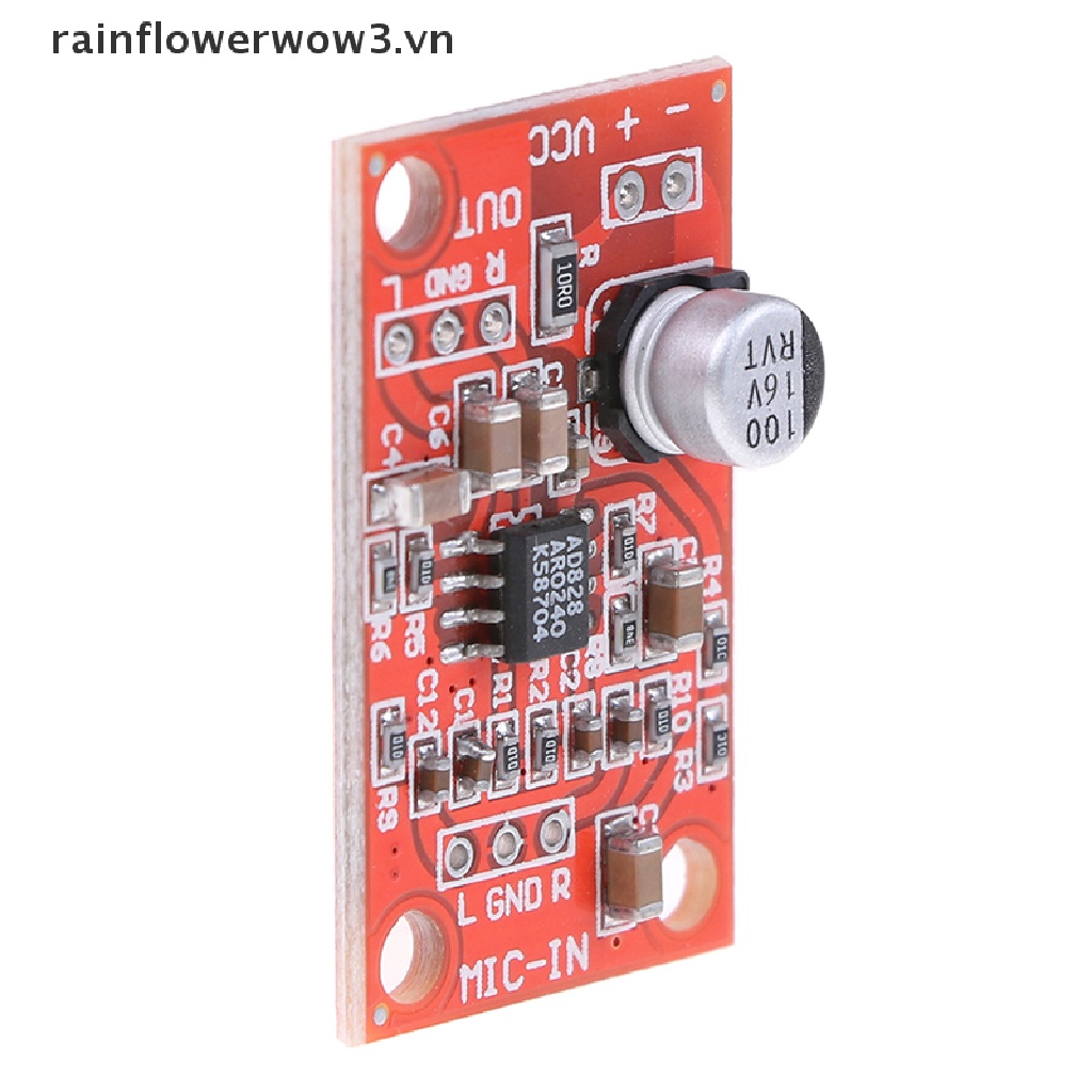 Bảng Mạch Khuếch Đại Âm Thanh AD828 DC 3.7V-15V Chuyên Dụng
