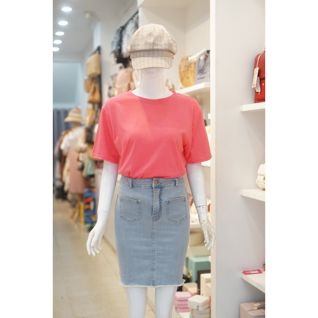 Áo Trơn Cotton Màu Mới 096