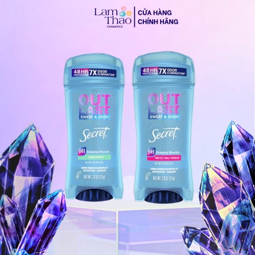 Gel Khử Mùi Dành Cho Nữ Secret