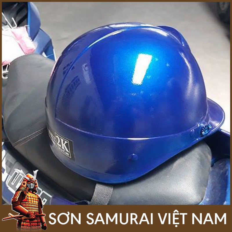 Màu Xanh Dương Sơn Samurai - Combo Sơn Xịt Samurai Màu Xanh H19M