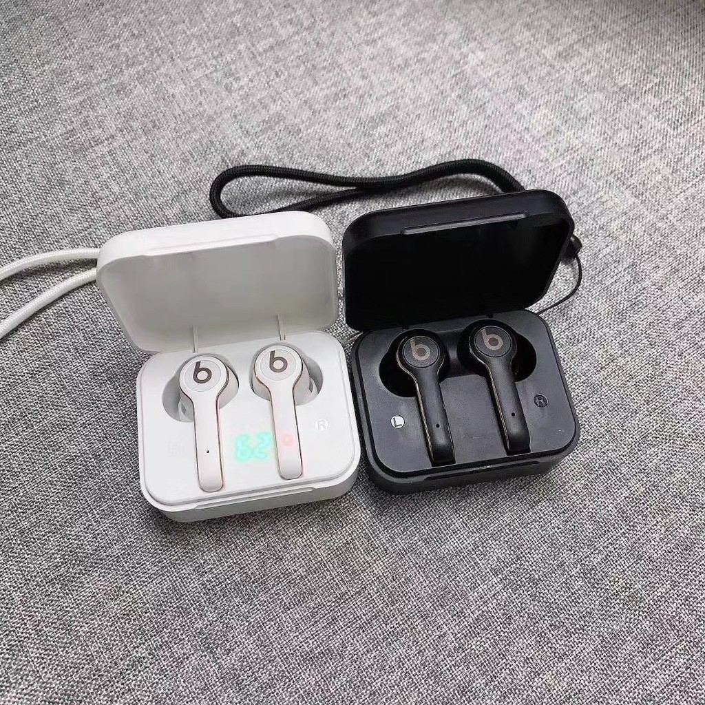 Ready Stock Beats solo Pro TWS Earbuds Bluetooth 5.0 Điều khiển cảm ứng cuộc gọi hai bên Tai nghe không dây Be