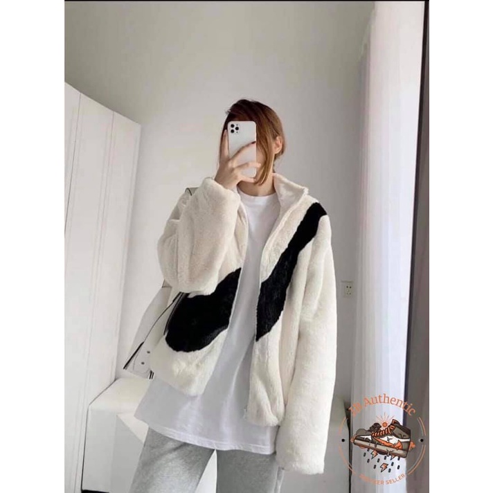 [Mã 44FASHIONSALE1 giảm 10K đơn 50K] Áo khoác lông NIKE 3 màu chất lông mượt xịn xò DEGO