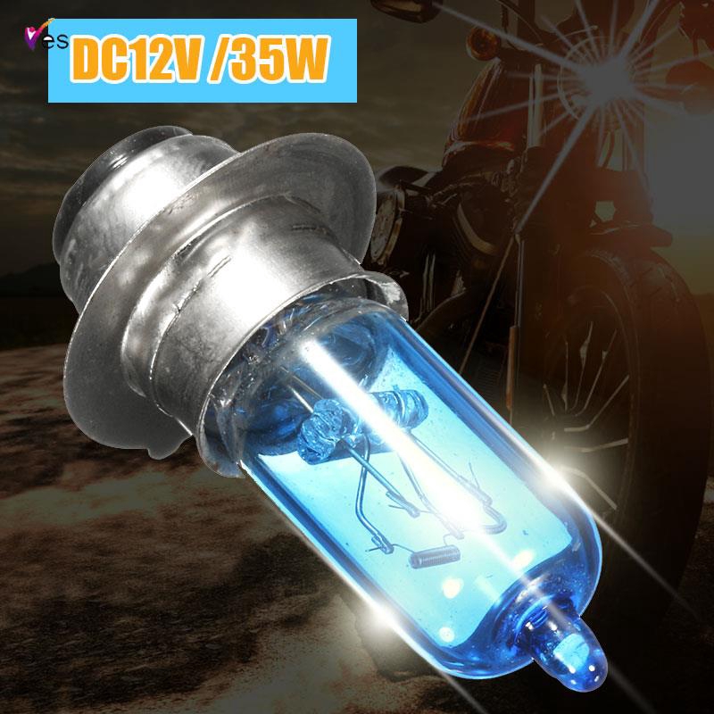 P15D 12V 35W Motorcycle Headlight Super White Halogen Lamp P15D