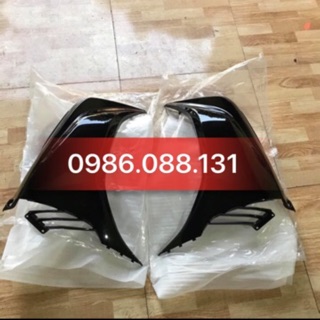 Bộ 2 yếm đen bóng ex135 2011-2014