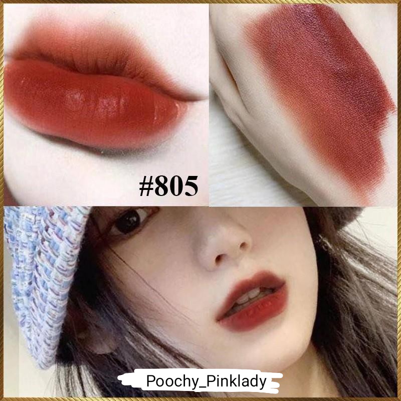 Son thỏi nhung mịn siêu lì bền màu 6 màu tươi mới Magic Casa Matte Lipstick Rouge À Lèvres