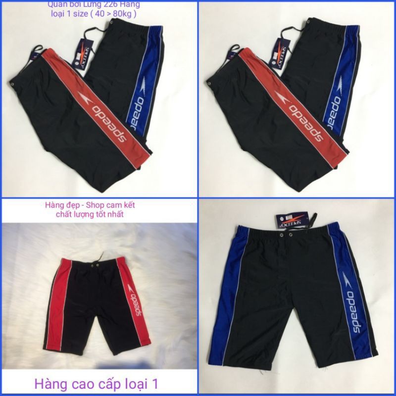 Quần bơi nam lửng chất liệu thun mềm mại co giãn tốt thoải mái vận động thể thao đẹp mắt nam tính QN006 | BigBuy360 - bigbuy360.vn