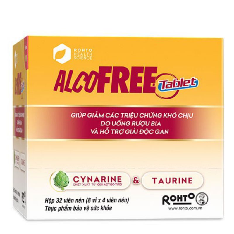 Nước uống giải Rượu Alcofree 50ml– Hỗ trợ giảm đau đầu và buồn nôn, mệt mỏi sau khi uống rượu bia
