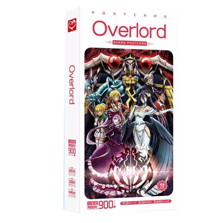 Postcard Overlord 180 ảnh hộp ảnh bộ ảnh có ảnh dán lomo postcard bưu thiếp anime chibi | BigBuy360 - bigbuy360.vn