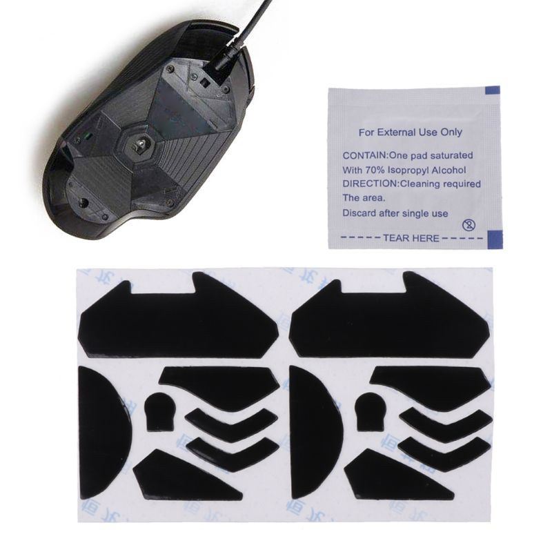 VIVI   2 Sets 0.6mm Mouse Skates Stickers Pad for  logitech G402 Gaming Mouse