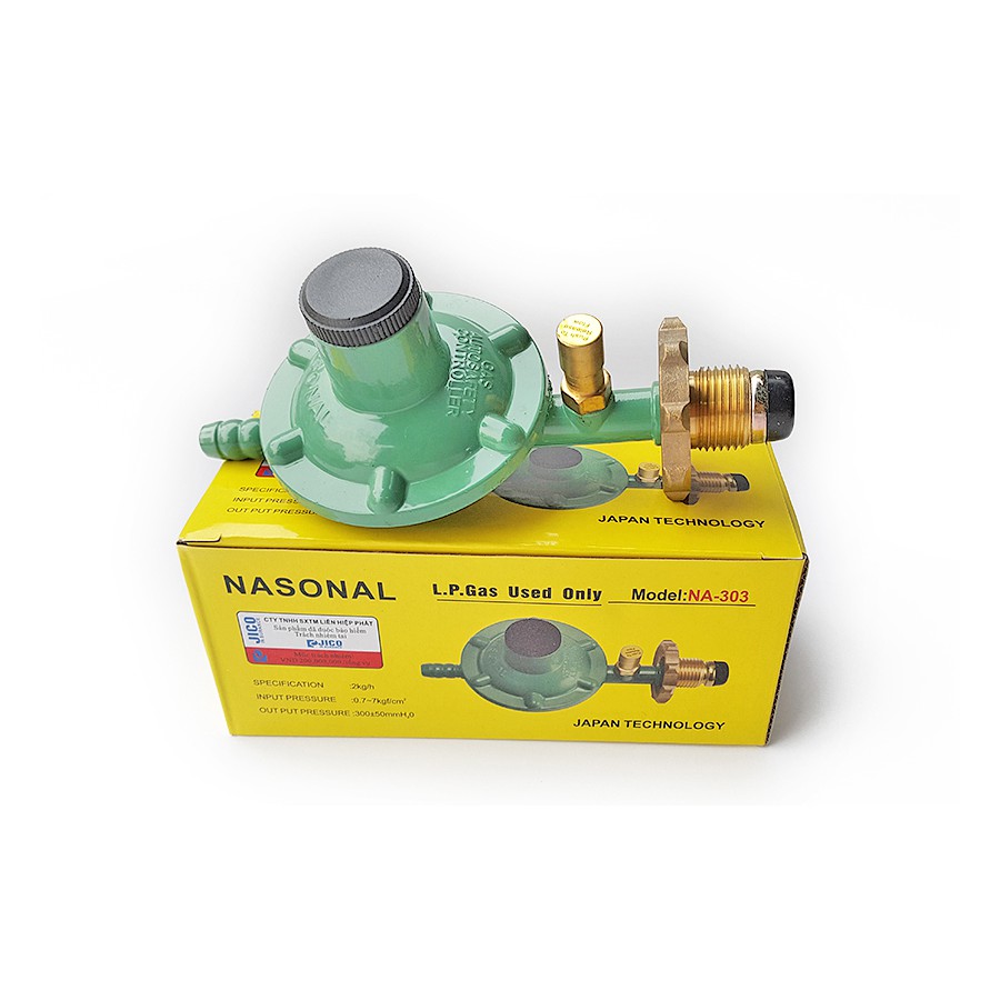 Van gas NASONAL NA-555 [Van bếp gas ngắt gas tự động an toàn]