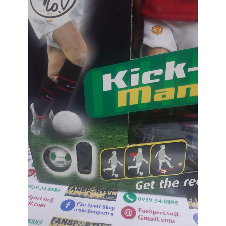 Tượng cầu thủ bóng đá Ruud Van Nistelrooy Manchester United 2004-2006 home Kick-O-Mania figures