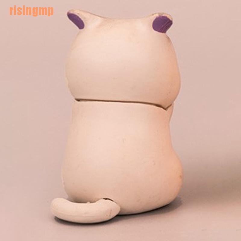 1 Mô Hình Chú Mèo May Mắn Hoạt Hình Bằng Nhựa resin DIY