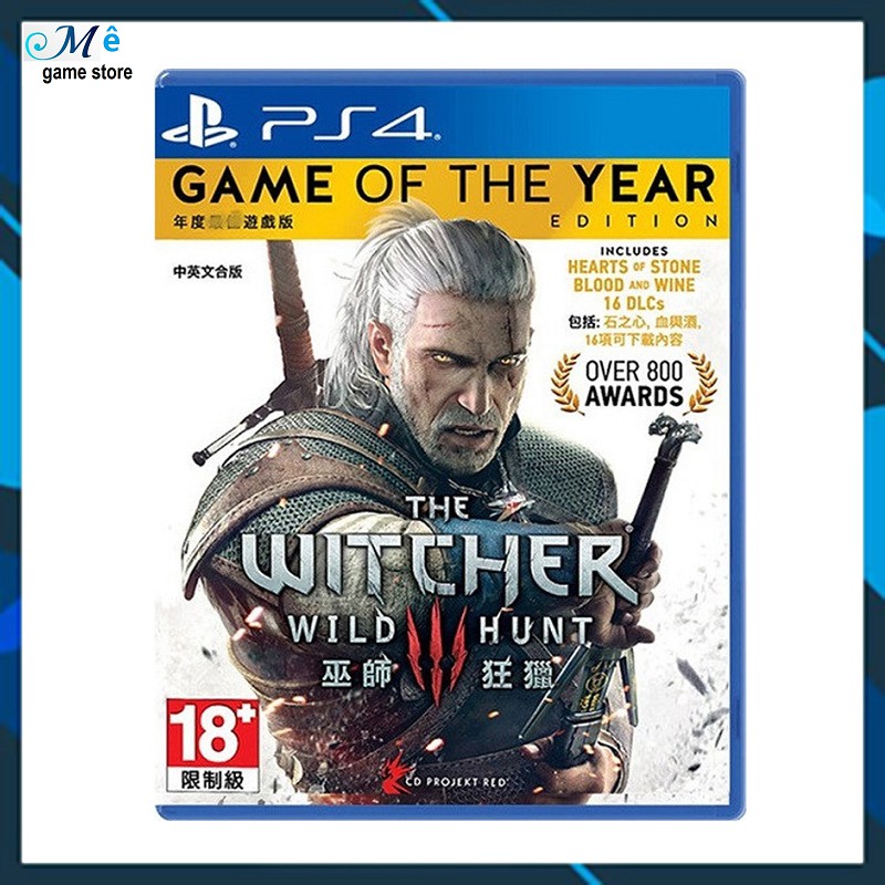 [Mã 159ELSALE hoàn 7% đơn 300K] Game PS4 The Witcher 3 Wild Hunt Full DLC Game of The Year