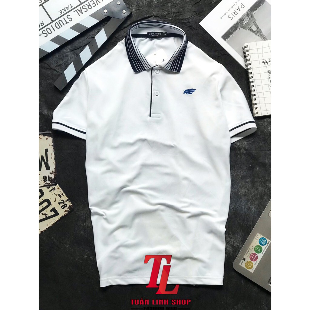 ÁO THUN NAM CAO CẤP CỔ BẺ PEGASUS | BigBuy360 - bigbuy360.vn