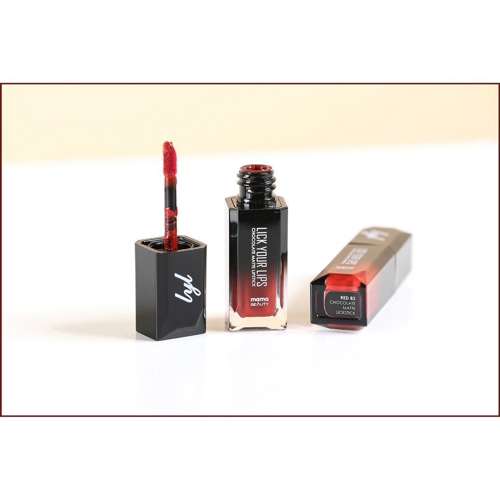 Son Chocolate Matte lipstick Red 83 - Đỏ rượu nồng nàn