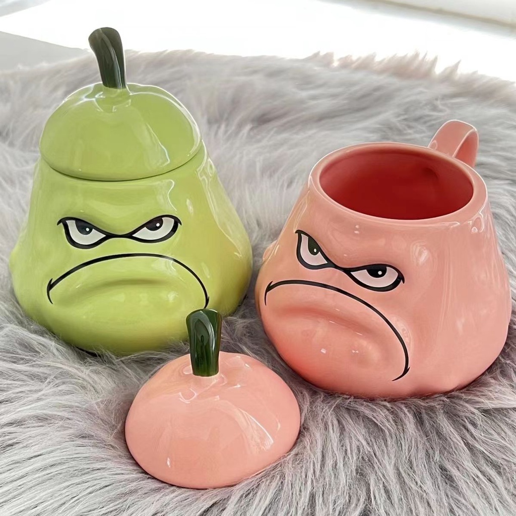 Cốc Uống Nước Hình Quả Dưa Hấu/Ngôi Sao/Cây Dưa Hấu/Ngôi Sao Giận Dữ vs Zombie